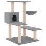 Rascador para gatos con postes de sisal gris claro 82,5 cm de vidaXL, Mobiliario para gatos - Ref: Foro24-172386, Precio: 48,...
