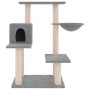 Rascador para gatos con postes de sisal gris claro 82,5 cm de vidaXL, Mobiliario para gatos - Ref: Foro24-172386, Precio: 48,...