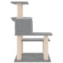 Rascador para gatos con postes de sisal gris claro 82,5 cm de vidaXL, Mobiliario para gatos - Ref: Foro24-172386, Precio: 48,...