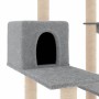 Rascador para gatos con postes de sisal gris claro 82,5 cm de vidaXL, Mobiliario para gatos - Ref: Foro24-172386, Precio: 48,...