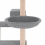 Rascador para gatos con postes de sisal gris claro 82,5 cm de vidaXL, Mobiliario para gatos - Ref: Foro24-172386, Precio: 48,...