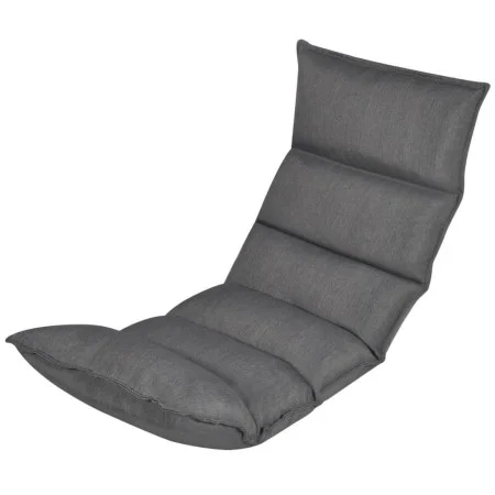 Folding gray fabric floor lounger by vidaXL, Floor chairs - Ref: Foro24-242397, Price: 99,01 €, Discount: %