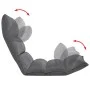 Folding gray fabric floor lounger by vidaXL, Floor chairs - Ref: Foro24-242397, Price: 99,01 €, Discount: %