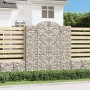 Cestas de gaviones 7 uds forma de arco hierro 200x30x220/240 cm en Macetas y jardineras | Comprar online en Foru.es
