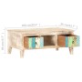 Mesita de centro madera de acacia rugosa 100x55x40 cm de vidaXL, Mesas de centro - Ref: Foro24-320235, Precio: 189,85 €, Desc...