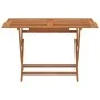 Mesa de jardín plegable madera maciza de eucalipto 120x70x75 cm de vidaXL, Mesas de jardín - Ref: Foro24-312453, Precio: 143,...