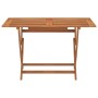 Mesa de jardín plegable madera maciza de eucalipto 120x70x75 cm de vidaXL, Mesas de jardín - Ref: Foro24-312453, Precio: 151,...