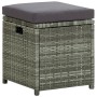 Set de muebles de jardín 6 pzas y cojines ratán sintético gris de vidaXL, Conjuntos de jardín - Ref: Foro24-315231, Precio: 7...