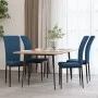 Sillas de comedor 4 unidades terciopelo azul de vidaXL, Sillas de comedor - Ref: Foro24-326103, Precio: 153,42 €, Descuento: %