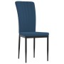 Sillas de comedor 4 unidades terciopelo azul de vidaXL, Sillas de comedor - Ref: Foro24-326103, Precio: 183,19 €, Descuento: %