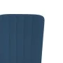 Sillas de comedor 4 unidades terciopelo azul de vidaXL, Sillas de comedor - Ref: Foro24-326103, Precio: 153,42 €, Descuento: %