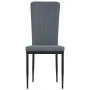 Sillas de comedor 4 unidades terciopelo gris oscuro de vidaXL, Sillas de comedor - Ref: Foro24-326105, Precio: 137,92 €, Desc...