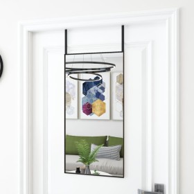Espejo de puerta cristal y aluminio negro 40x80 cm de vidaXL, Espejos - Ref: Foro24-327407, Precio: 36,31 €, Descuento: %