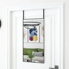 Espejo de puerta cristal y aluminio negro 40x80 cm de vidaXL, Espejos - Ref: Foro24-327407, Precio: 31,38 €, Descuento: %
