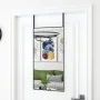 Espejo de puerta cristal y aluminio negro 40x80 cm de vidaXL, Espejos - Ref: Foro24-327407, Precio: 31,38 €, Descuento: %
