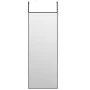 Espejo de puerta cristal y aluminio negro 30x80 cm de vidaXL, Espejos - Ref: Foro24-327404, Precio: 35,42 €, Descuento: %