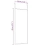 Espejo de puerta cristal y aluminio negro 30x80 cm de vidaXL, Espejos - Ref: Foro24-327404, Precio: 35,42 €, Descuento: %