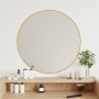 Espejo de pared redondo dorado Ø 60 cm de vidaXL, Espejos - Ref: Foro24-348182, Precio: 51,93 €, Descuento: %