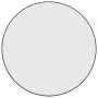 Espejo de pared redondo negro Ø 60 cm de vidaXL, Espejos - Ref: Foro24-348187, Precio: 40,27 €, Descuento: %