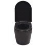 Inodoro de pared con cisterna oculta cerámica negro de vidaXL, Baños - Ref: Foro24-3054477, Precio: 375,44 €, Descuento: %