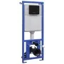 Inodoro de pared con cisterna oculta cerámica negro de vidaXL, Baños - Ref: Foro24-3054477, Precio: 373,50 €, Descuento: %