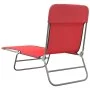 Folding sun loungers 2 pcs steel and red textilene by vidaXL, Loungers - Ref: Foro24-360182, Price: 71,20 €, Discount: %