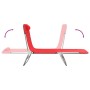 Tumbonas plegables 2 uds acero y textilene rojo de vidaXL, Tumbonas - Ref: Foro24-360182, Precio: 87,36 €, Descuento: %