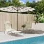 Tumbonas plegables 2 uds acero y textilene color crema de vidaXL, Tumbonas - Ref: Foro24-360185, Precio: 85,18 €, Descuento: %