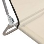 Tumbonas plegables 2 uds acero y textilene color crema de vidaXL, Tumbonas - Ref: Foro24-360185, Precio: 112,08 €, Descuento: %