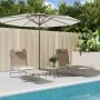 Tumbonas plegables 2 uds acero y textilene gris taupe de vidaXL, Tumbonas - Ref: Foro24-360186, Precio: 93,18 €, Descuento: %