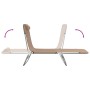 Tumbonas plegables 2 uds acero y textilene gris taupe de vidaXL, Tumbonas - Ref: Foro24-360186, Precio: 100,12 €, Descuento: %