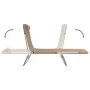 Tumbonas plegables 2 uds acero y textilene gris taupe de vidaXL, Tumbonas - Ref: Foro24-360186, Precio: 93,18 €, Descuento: %