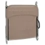 Tumbonas plegables 2 uds acero y textilene gris taupe de vidaXL, Tumbonas - Ref: Foro24-360186, Precio: 93,18 €, Descuento: %