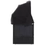 Gartenliege mit schwarzer synthetischer Rattan-Markise von vidaXL, Liegen - Ref: Foro24-46092, Preis: 246,40 €, Rabatt: %