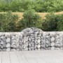 Cestas de gaviones 40 uds forma de arco hierro 200x50x80/100 cm en Macetas y jardineras | Comprar online en Foru.es