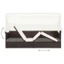 Sofá de jardín con dosel ratán sintético marrón de vidaXL, Tumbonas - Ref: Foro24-49394, Precio: 225,23 €, Descuento: %