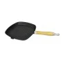 Sartén parrilla de hierro fundido con mango de madera 20x20 cm de vidaXL, Planchas - Ref: Foro24-50125, Precio: 24,42 €, Desc...