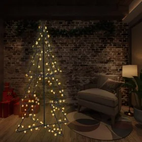 Árbol Navidad 240 luces LED interior y exterior 115x150 cm de vidaXL, Arboles de navidad - Ref: Foro24-51006, Precio: 61,25 €...
