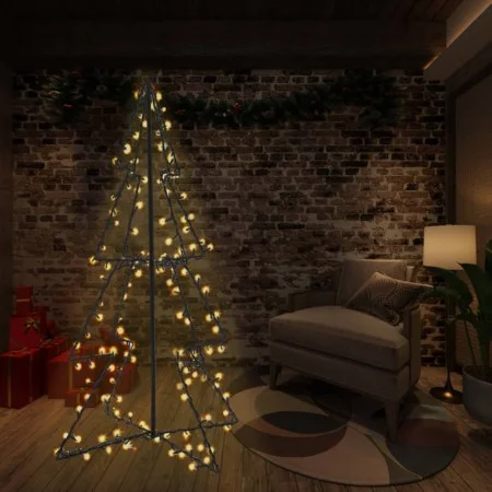 Árbol Navidad 240 luces LED interior y exterior 115x150 cm de vidaXL, Arboles de navidad - Ref: Foro24-51006, Precio: 61,25 €...