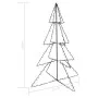 Árbol Navidad 240 luces LED interior y exterior 115x150 cm de vidaXL, Arboles de navidad - Ref: Foro24-51006, Precio: 61,25 €...