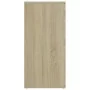 Aparador de madera contrachapada color roble Sonoma 80x36x75 cm de vidaXL, Aparadores - Ref: Foro24-805773, Precio: 77,14 €, ...