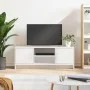 Mueble de TV madera de ingeniería blanco 102x30x37,5 cm de vidaXL, Muebles TV - Ref: Foro24-823253, Precio: 61,07 €, Descuent...