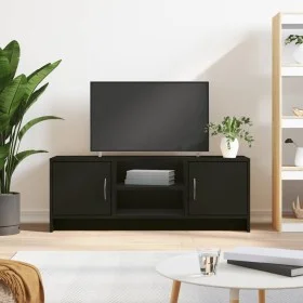Mueble de TV madera de ingeniería negro 102x30x37,5 cm de vidaXL, Muebles TV - Ref: Foro24-823254, Precio: 64,30 €, Descuento: %