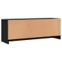 Mueble de TV madera de ingeniería negro 102x30x37,5 cm de vidaXL, Muebles TV - Ref: Foro24-823254, Precio: 64,30 €, Descuento: %