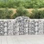 Cestas de gaviones 50 uds forma de arco hierro 200x50x100/120cm en Macetas y jardineras | Comprar online en Foru.es