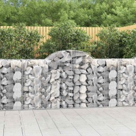 Cestas de gaviones 50 uds forma de arco hierro 200x50x100/120cm en Macetas y jardineras | Comprar online en Foru.es
