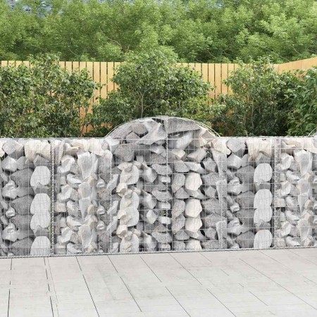 Cestas de gaviones 50 uds forma de arco hierro 200x50x100/120cm en Macetas y jardineras | Comprar online en Foru.es