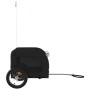 Remolque de bicicleta mascotas hierro tela Oxford negro de vidaXL, Cochecitos para mascotas - Ref: Foro24-93835, Precio: 100,...
