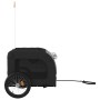 Remolque de bicicleta mascotas hierro tela Oxford gris negro de vidaXL, Cochecitos para mascotas - Ref: Foro24-93839, Precio:...