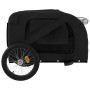 Remolque de bicicleta mascotas hierro tela Oxford negro de vidaXL, Cochecitos para mascotas - Ref: Foro24-93884, Precio: 92,2...